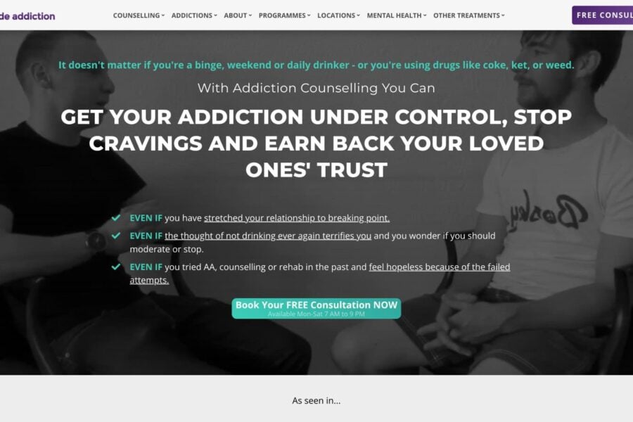 Lisa Inside Addiction portfolio image 1