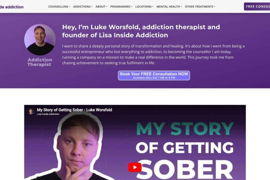 Lisa Inside Addiction portfolio image 3