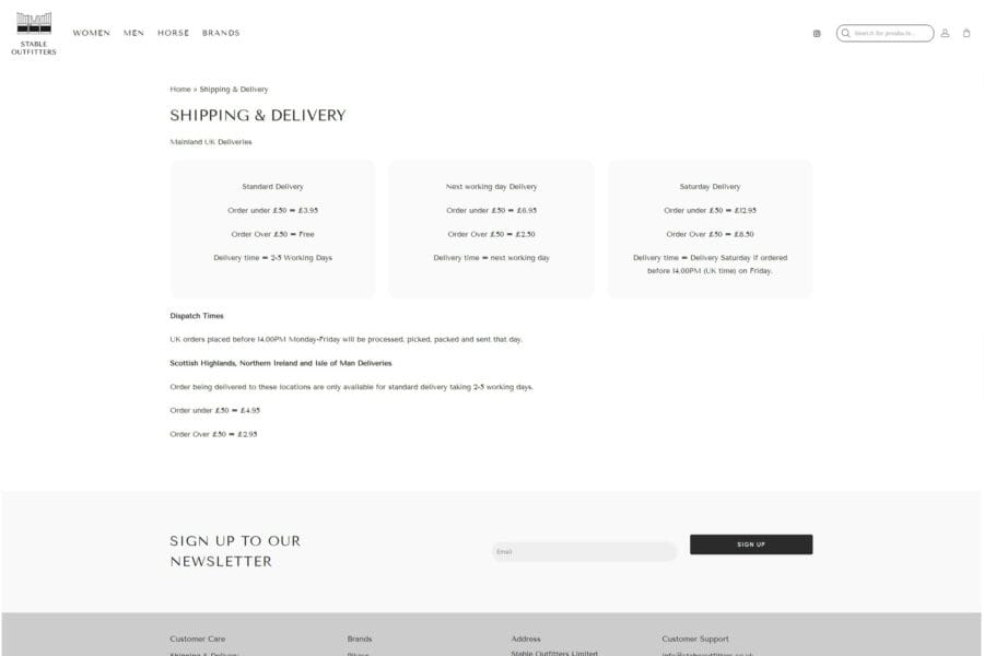 Stable Outfitters portfolio image 3